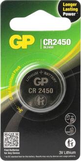 GP Lithium knoopcel CR2450, blister 1