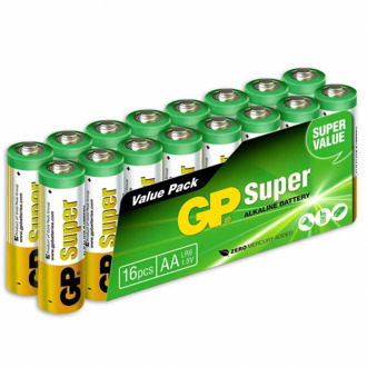 GP Super Alkaline Valuepack 16x AA