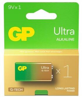 GP Ultra G-Tech 6LR61/9V batterij
