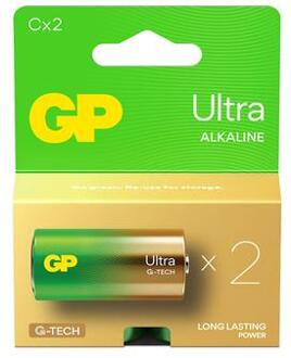 GP Ultra G-Tech LR14/C batterijen - 2 stuks.