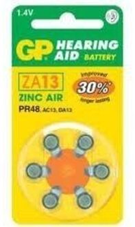 GP Za13 Hoorapparaat Knoopcel Zinc Air Batterij