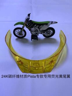 Gpr Spoiler Reparatie Onderdelen Achter Voor Motorhelm One Size Achtervleugel Grote Staart Fit Voor Originele Een G V helm geel