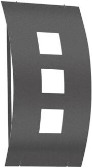 Graal buitenwandlamp, poedercoating antraciet, opaal