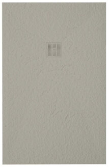 Grade Douchevloer - 180x100cm - antislip - antibacterieel - mineraalmarmer - rechthoek - mat new pearl (beige) 400000000000019854 New pearl mat