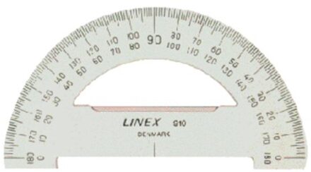 Gradenboog Linex 910 diameter 100mm 180graden transparant