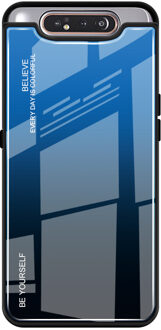 Gradient Glazen Telefoon Case Voor Samsung Galaxy A80 A90 Een 80 90 Een Case Voor Samsun Sm A805F 90A 80A cover Shell Veiligheid Fundas Capa For A90 5G / 07