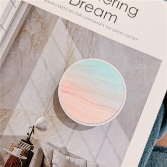 Gradiënt Marmeren Grain Folding Stand Houder Voor Mobiele Telefoon Voor Iphone11 Pro Max Voor Huawei Voor Samsung Grip Krimp Beugel stijl 9