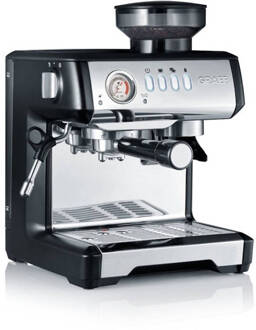 Graef ESM802 Milegra Halfautomatische Espressomachine Zilver, Zwart