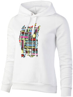 Graffity Sweater Met Capuchon Dames wit