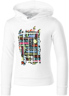 Graffity Sweater Met Capuchon Meisjes wit - 140