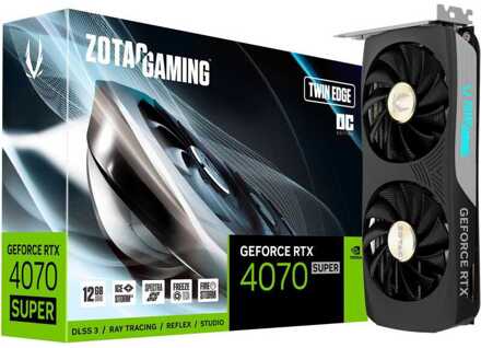 Grafische kaart - GeForce RTX 4070 Super Twin Edge OC - 12 GB