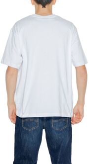 Grafische Print T-shirt Wit