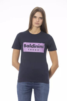 Grafische T-shirt Ba23905 Donkerblauw - M