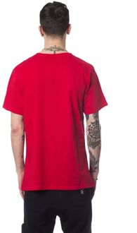 Grafische T-shirt Yendal Stijl - maat M Rood