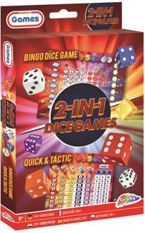 Grafix 2-in-1 Dobbelspel - Bingo Dice