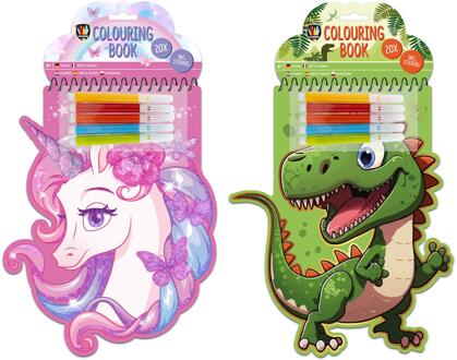 Grafix Colouring Kleurboek Dierenvorm