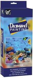 Grafix Craft ID Diamond Painting Onderwaterwereld 30x40cm multi