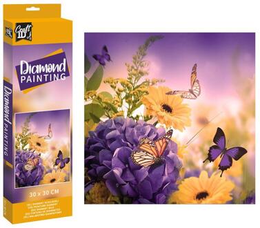 Grafix Craft ID Diamond Painting vlinders 30cm multi