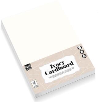 Grafix Craft ID Karton ivoor A4 10 vel 220gsm crème