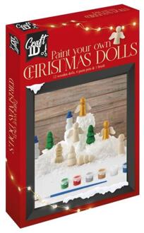 Grafix Craft ID Verf je eigen kerstpoppetjes