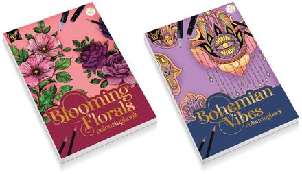 Grafix Craft ID Volwassenen Kleurboek A4, 20 Vel 250 Gsm