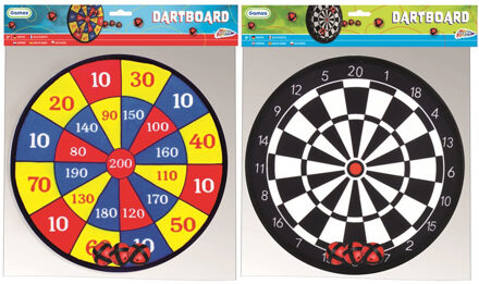 Grafix Dartbord voor buiten - klittenband ballen - spellen voor kinderen | 2 dartborden | Grafix