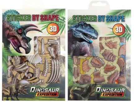 Grafix Dinosaur Expedition Dino stickers 3D multi