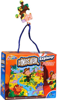 Grafix Dinosaurus puzzel, 45 stukjes