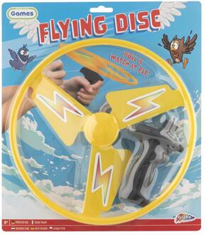 Grafix Flying Disc met trekkoord Multikleur