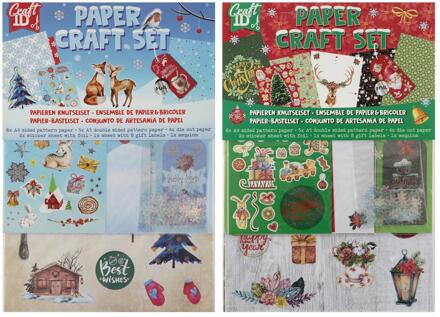 Grafix Kerst papieren knutselset