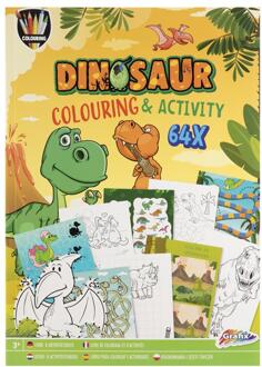 Grafix Kleur & Activiteitenboek A4 Dino