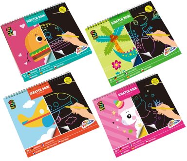 Grafix Krasboek 10 vel + pen