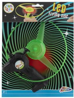 Grafix LED Flying Disc Met Trekkoord- Leeftijd Vanaf 5 Jaar