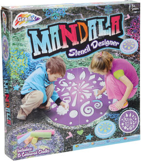Grafix Mandala Stencil Designer stoepkrijt