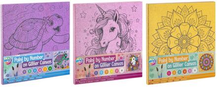 Grafix Moxy Schilderen op nummer glitter