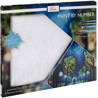 Grafix Paint By Number 40x50cm - Midnight Walk