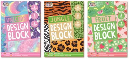 Grafix Papierblok A5 15 vel 200 gsm verschillende