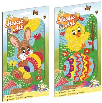 Grafix Pasen Mozaiek kunst A5