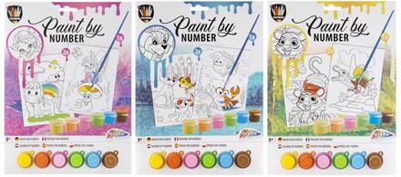 Grafix Schilderen op nummer A4 formaat