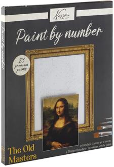 Grafix Schilderen Op Nummer Mona Lisa 40x50cm