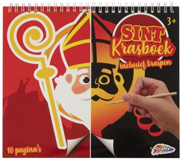 Grafix Sint Krasboek Maak de tekening af