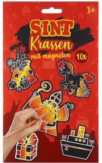 Grafix Sint Magneten krassen 8 stuks op blister