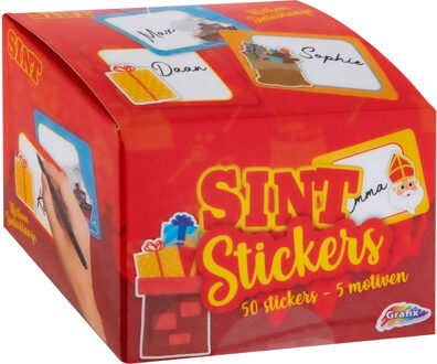 Grafix Sinterklaas stickers 50 stuks multi