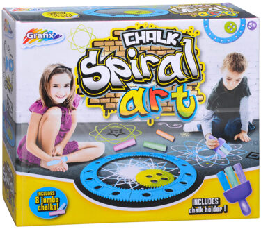 Grafix stoepkrijt spiraal designer