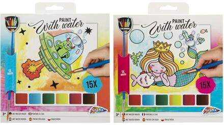 Grafix Verven met water 20x20cm 15 vel