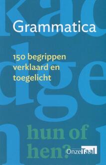 Grammatica - Boek Genootschap Onze Taal (9081989634)