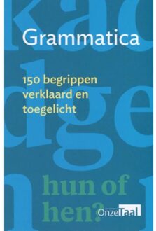Grammatica - Boek Genootschap Onze Taal (9081989634)