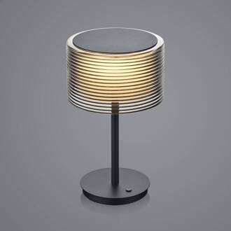 Grand Groove LED tafellamp zwart, rookgrijs