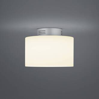 Grand Opal plafondlamp aluminium Ø 32 cm aluminium geanodiseerd, opaalwit