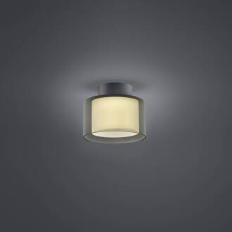 Grand Smoke LED plafondlamp antraciet, rookgrijs